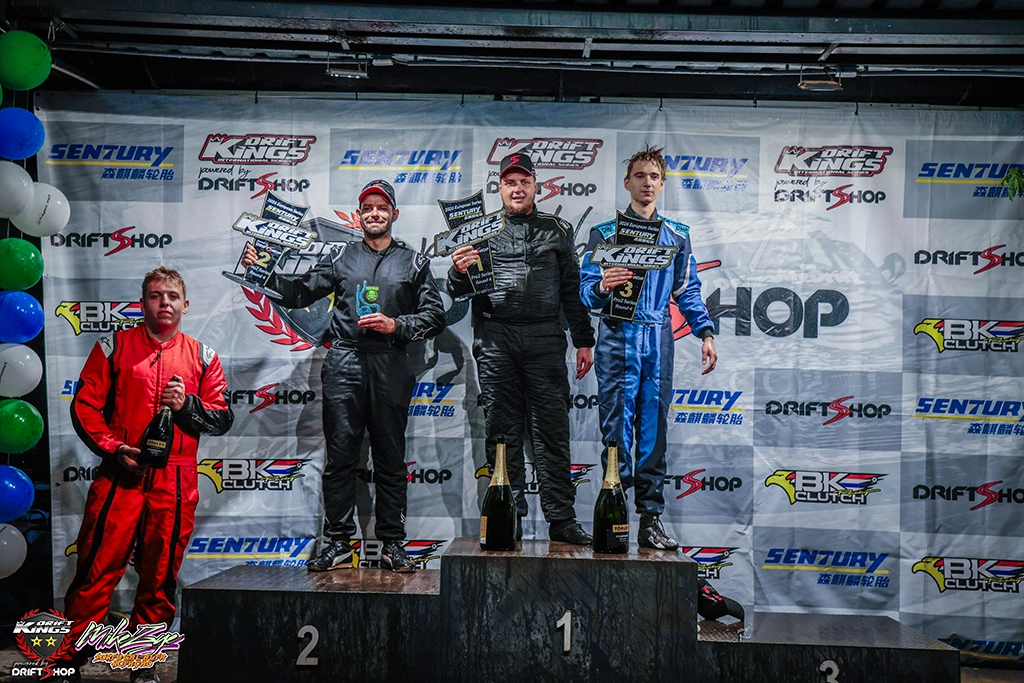 Drift Kings Trackwood podium